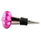 Solid Neon Pink Melon Ceramic Wine Stopper